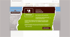 Desktop Screenshot of massivo.de