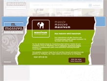 Tablet Screenshot of massivo.de